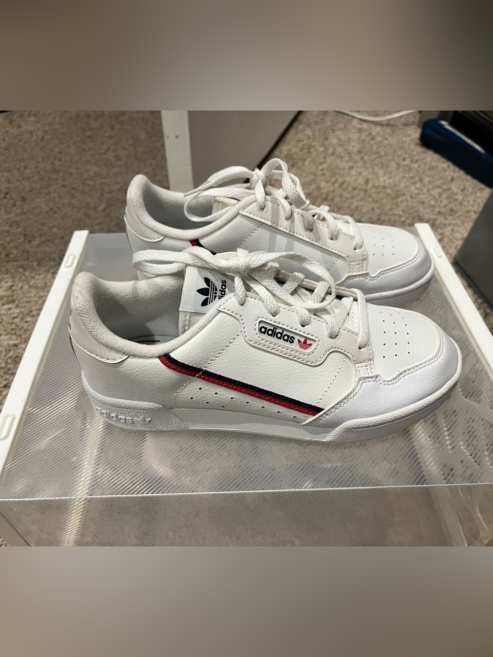 Adidas Continental 80 Sneakers - White Navy Scarlet